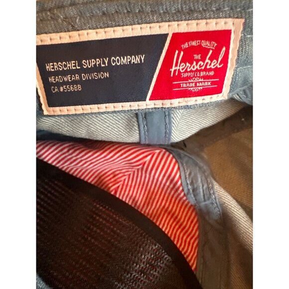 Herschel Supply Co. Scout RP Adjustable Denim Cap With Limited Warranty - Picture 5 of 6